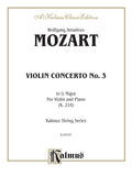 Violin Concerto No. 3 in G Major, K. 216 Cover Image