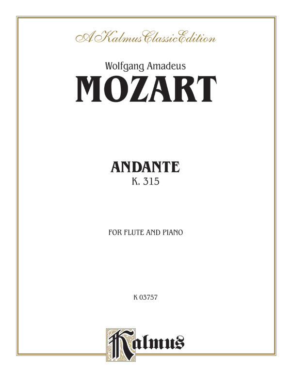 Mozart: Andante, K. 315 Sheet Music Preview