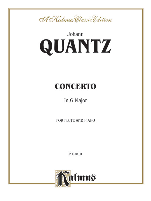 Concerto in G Major Cover Image