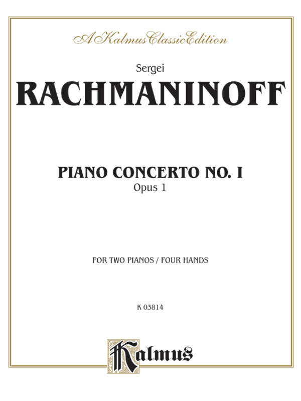Piano Concerto No. 1 in F-sharp Minor, Opus 1 Cover Image