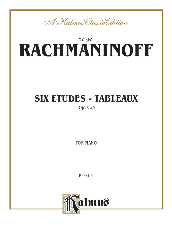 Rachmaninoff: Etudes Tableaux, Op. 33 Sheet Music Preview
