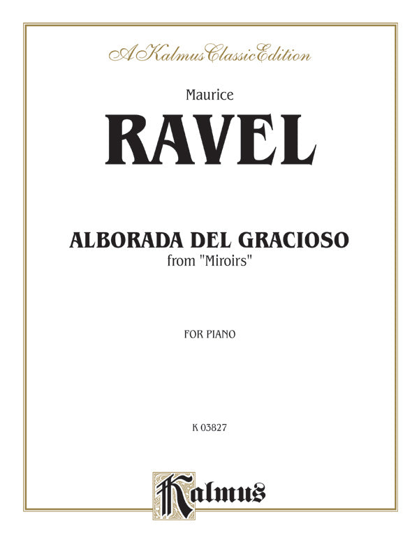 Ravel: Alborada Del Gracioso from Miroirs Sheet Music Preview