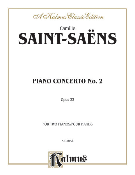 Saint-Saëns: Piano Concerto No. 2 in G Minor, Op. 22 Sheet Music Preview