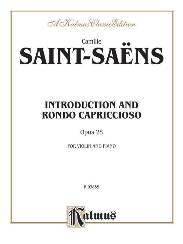Saint-Saëns: Introduction and Rondo Capriccioso, Op. 28 Sheet Music Preview