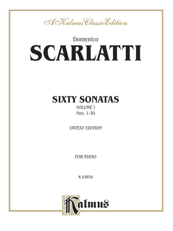 Sixty Sonatas (Urtext), Volume I Cover Image