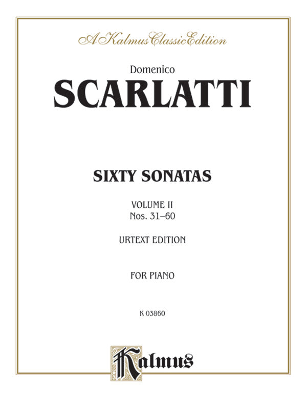 Scarlatti: Sixty Sonatas, Volume II Sheet Music Preview