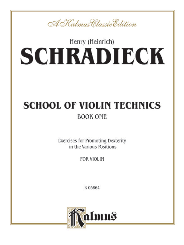 School of Violin Technics Cover Image