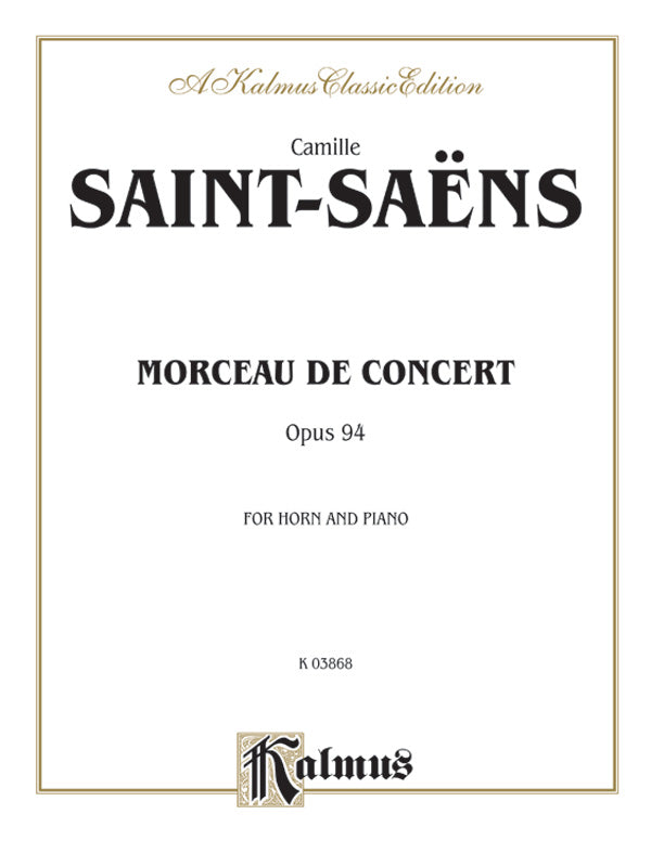 Morceau de Concert, Opus 94 Cover Image