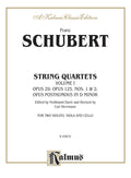 String Quartets, Volume I: Opus 29; Opus 125, Nos. 1 & 2; Opus Posthumous in D Minor Cover Image