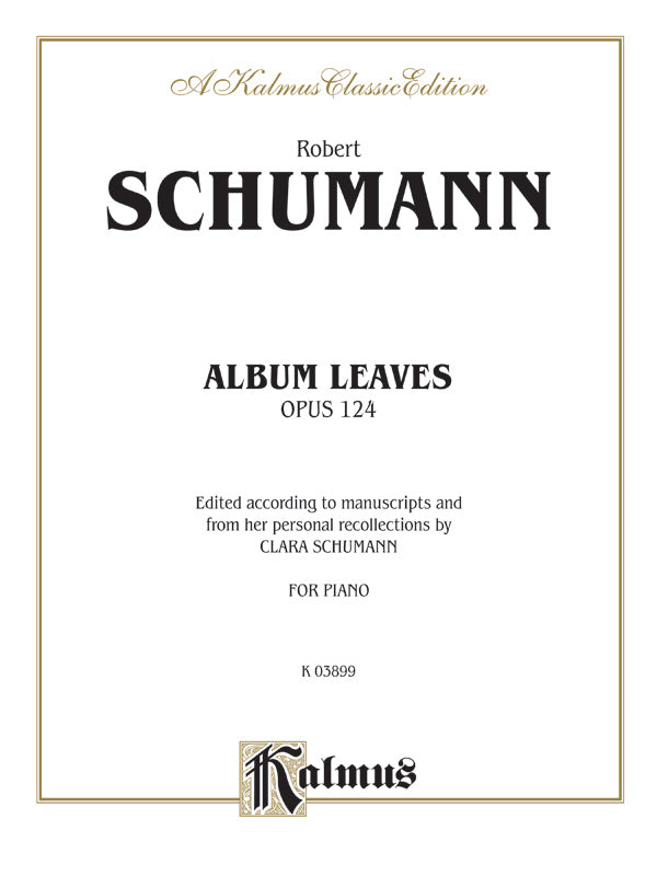 Schumann: Album Leaves (Albumblätter), Op. 124 Sheet Music Preview