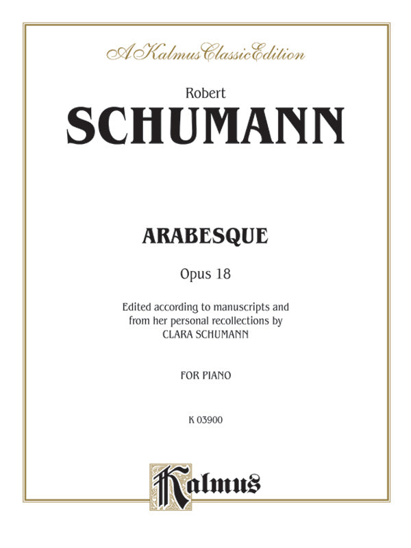 Arabesque, Opus 18 Cover Image