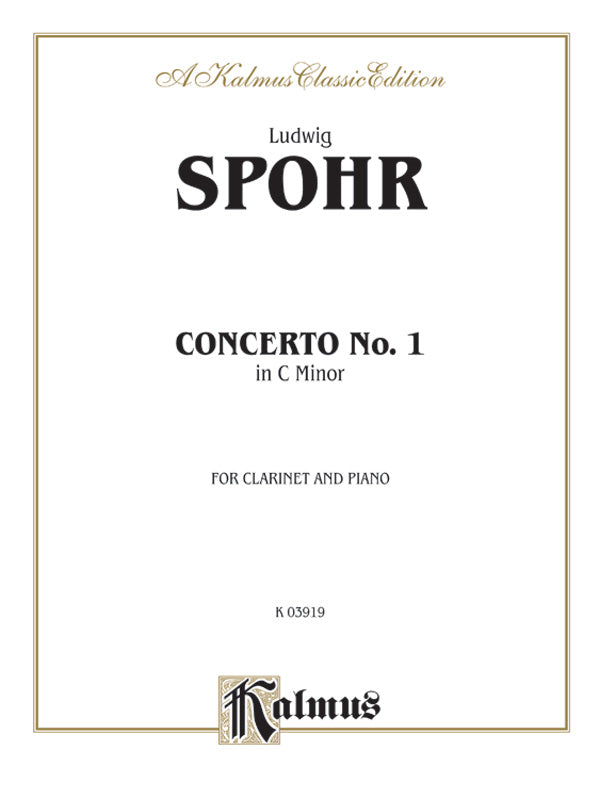 Concerto No. 1 in C Minor, Opus 26 Cover Image