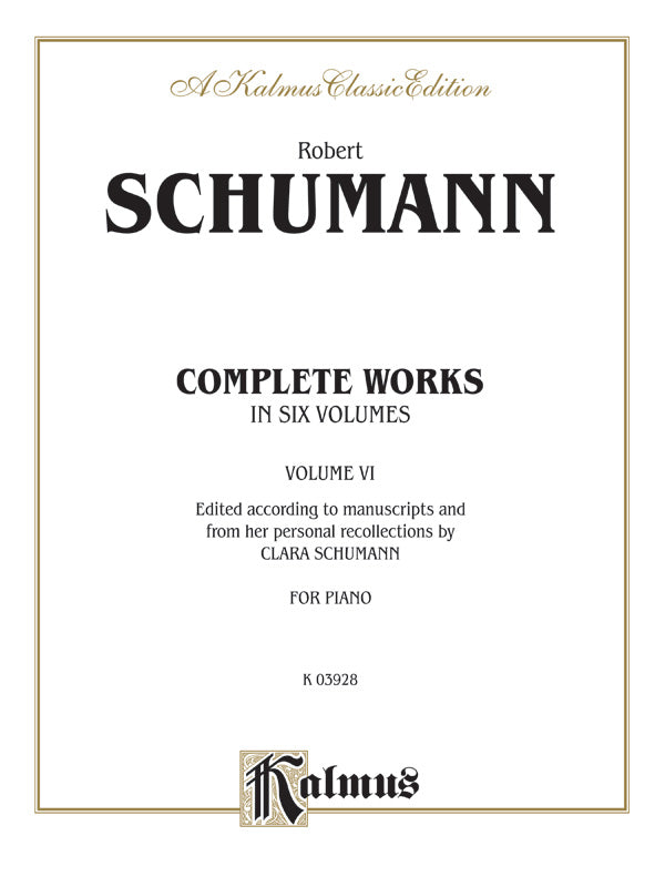 Complete Works, Volume VI Cover Image