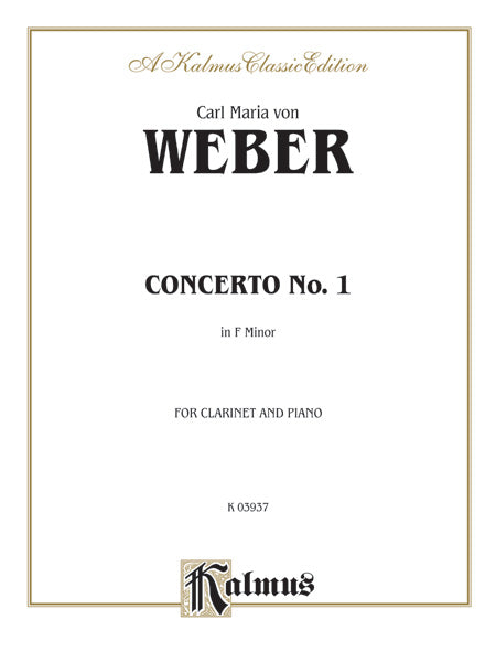 Weber: Concerto No. 1 in F Minor, Op. 73 Sheet Music Preview