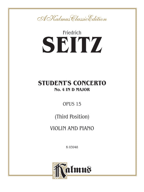 Student's Concerto No. IV in D Cover Image