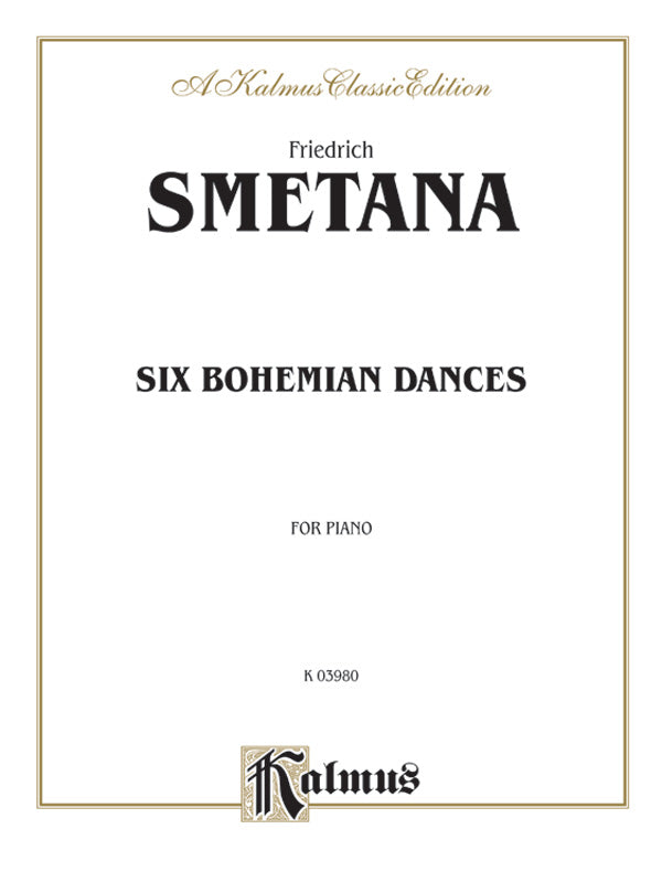 Smetana: Six Bohemian Dances Sheet Music Preview