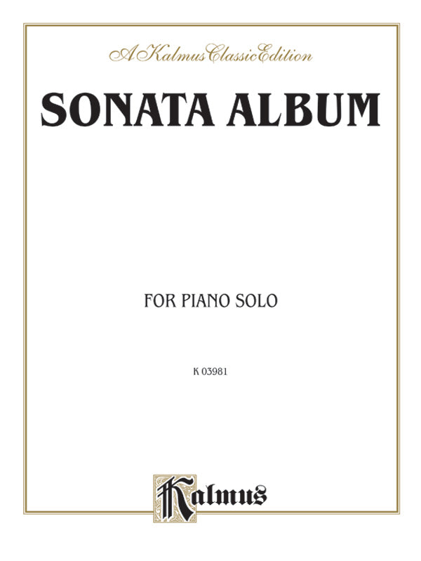 Sonata Album, Volume I Cover Image