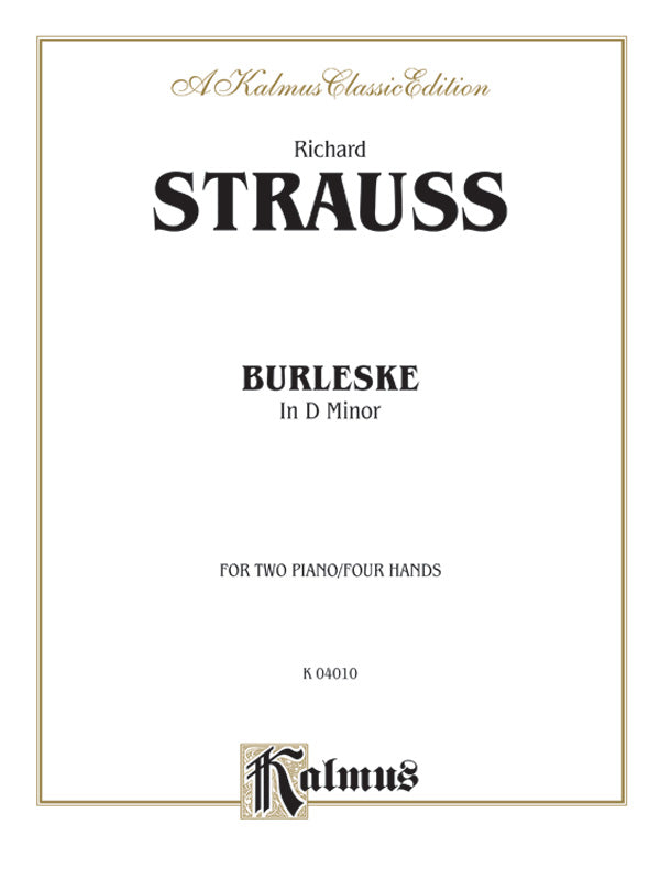 Burleske in D Minor Cover Image