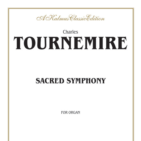 Tournemire: Sacred Symphony Sheet Music Preview