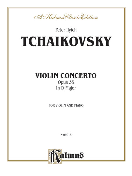 Tchaikovsky: Violin Concerto in D Major, Op. 35: Violin Book