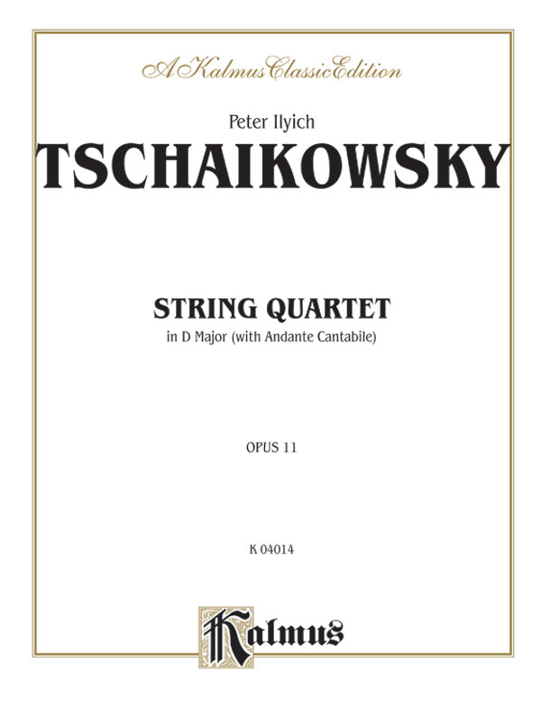 String Quartet in D Major, Op. 11: Cello Sheet Music Preview