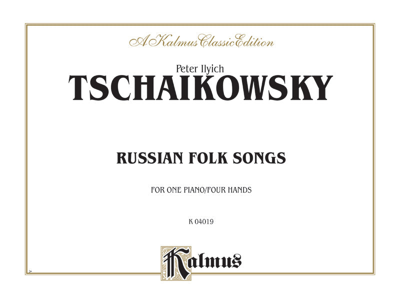 Tchaikovsky: Russian Folksongs Sheet Music Preview