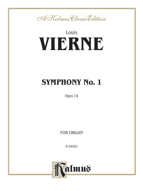 Symphony No. 1, Opus 14 Cover Image