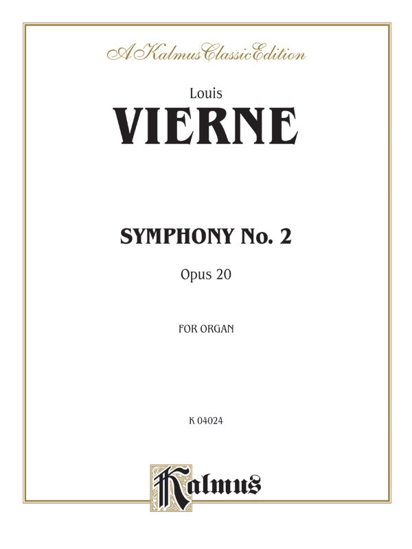 Vierne: Symphony No. 2, Op. 20 Sheet Music Preview