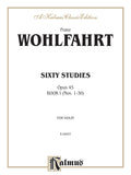 Sixty Studies, Opus 45, Volume I (Nos. 1-30) Cover Image