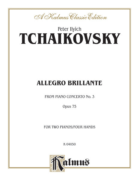 Piano Concerto No. 3, Opus 75, (1st movement: Allegro Brillante) Cover Image