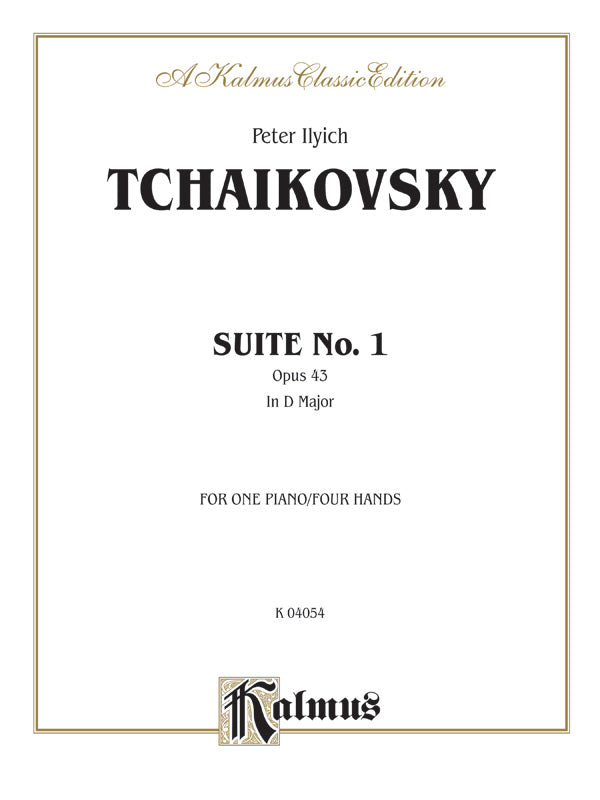 Tchaikovsky: Suite No. 1 in D Major, Op. 43 Sheet Music Preview