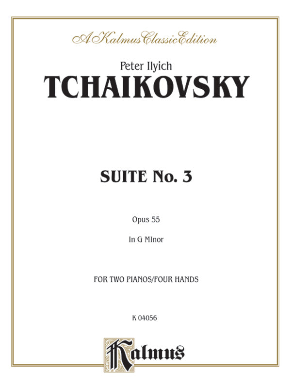 Tchaikovsky: Suite No. 3 in G Major, Op. 55 Sheet Music Preview