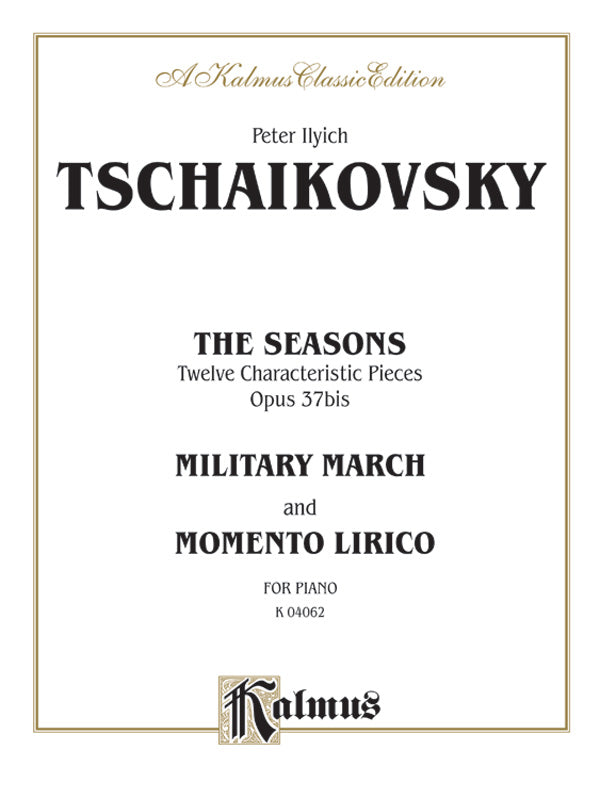Tchaikovsky: The Seasons, Op. 37 Sheet Music Preview