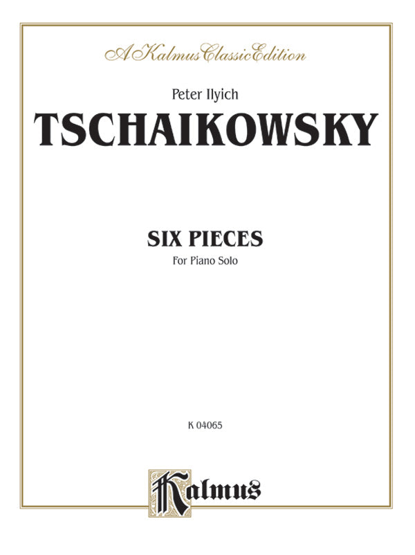 Tchaikovsky: Collection II (6 Piano Pieces) Sheet Music Preview