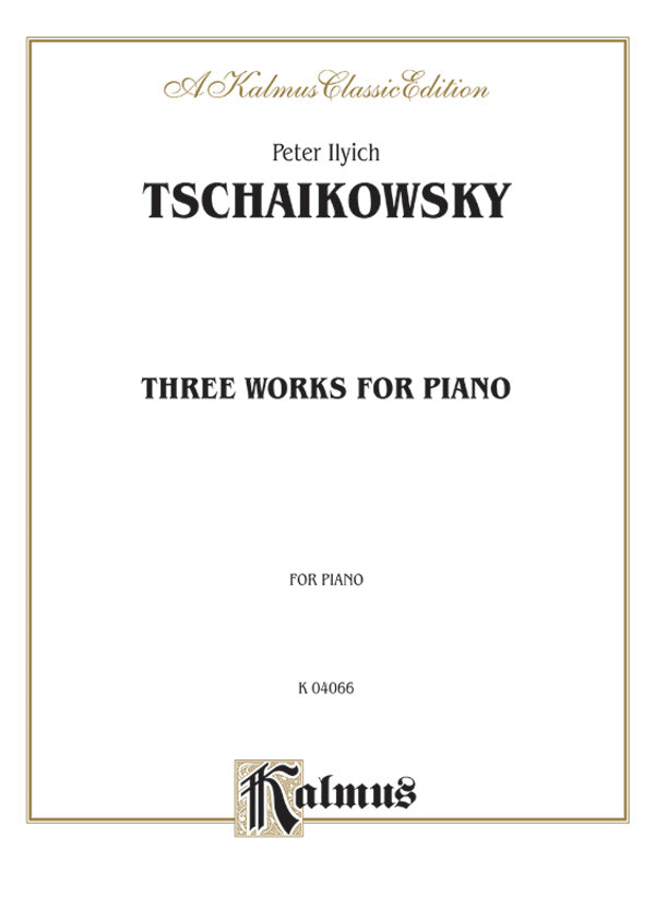 Tchaikovsky: Eighteen Piano Pieces, Op. 72; Aveu Passionne; Valse, Op. 40, No. 9, 1st Version Sheet Music Preview