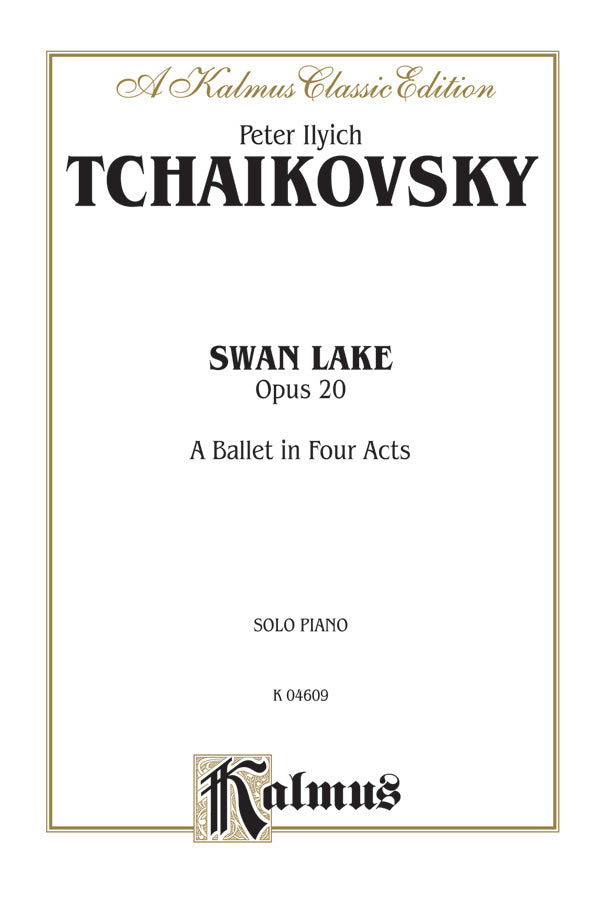Swan Lake, Opus 20 Cover Image
