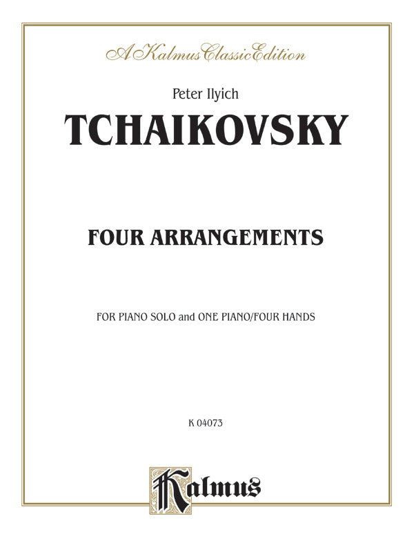Tchaikovsky: Arrangements from Dargomyzhsky, won Weber, Rubinstein Sheet Music Preview