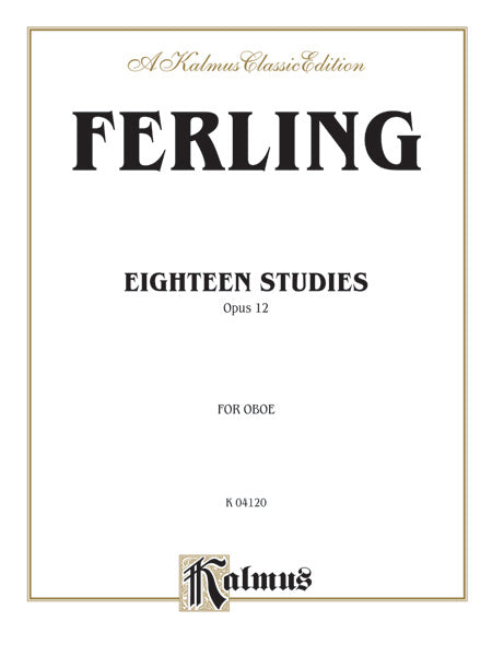 Ferling: Eighteen Studies, Op. 12 Sheet Music Preview