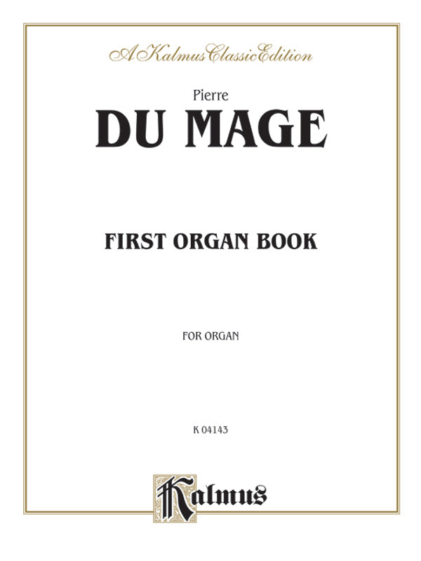 Dumage: First Organ Book Sheet Music Preview