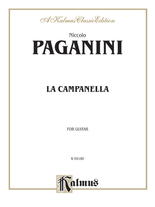 Paganini: La Campanella Sheet Music Preview