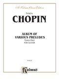 Album of Various Preludes Transcribed for Guitar Cover Image