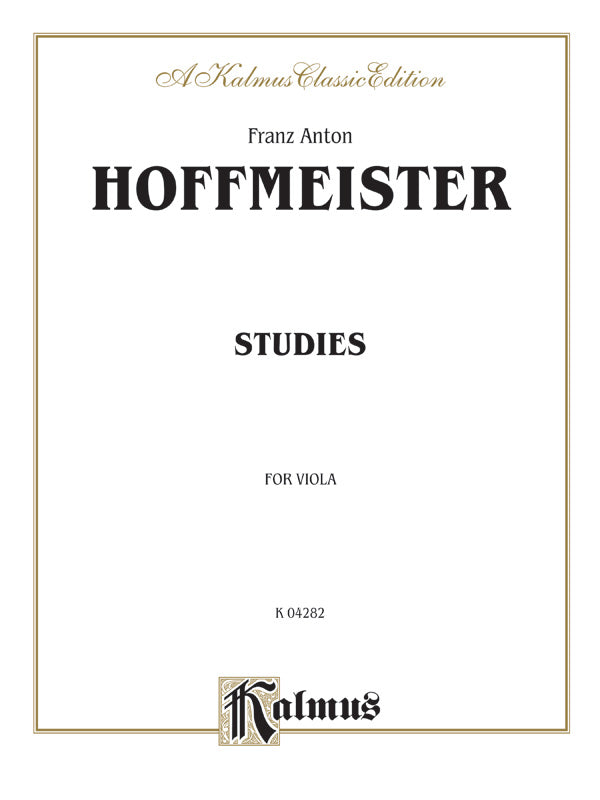 Hoffmeister: Studies Sheet Music Preview