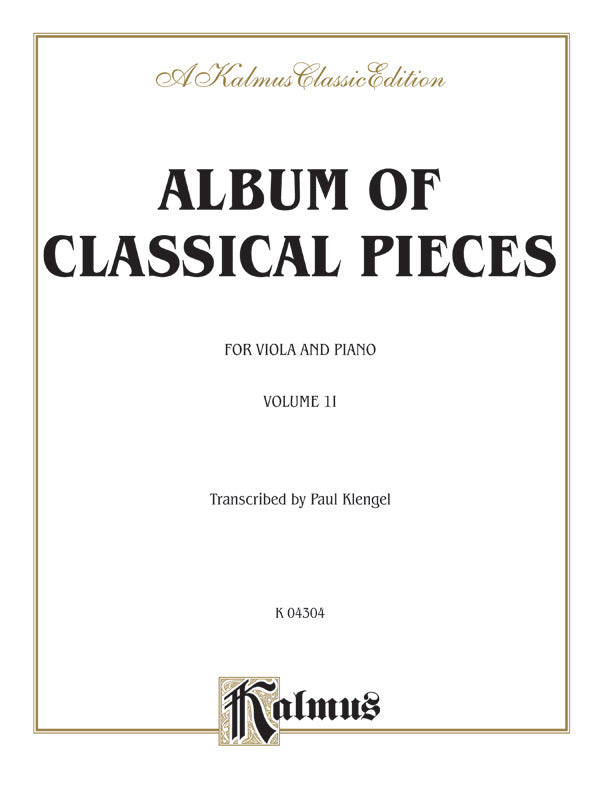 Album of Classical Pieces, Volume II Cover Image