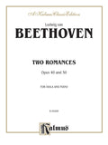 Two Romances, Opus 40, 50 Cover Image