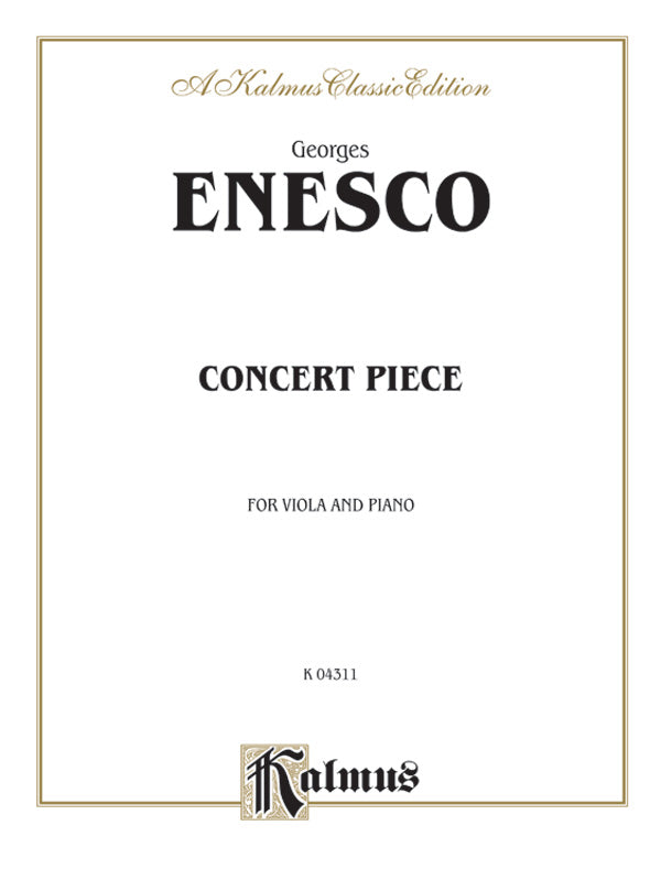 Enesco: Concert Piece Sheet Music Preview