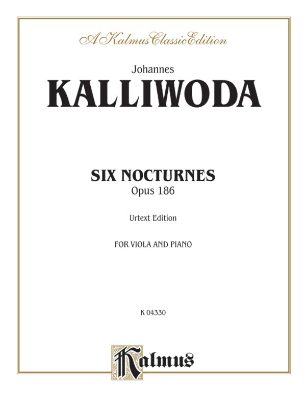 Kalliwoda: Six Nocturnes, Op. 186 Sheet Music Preview