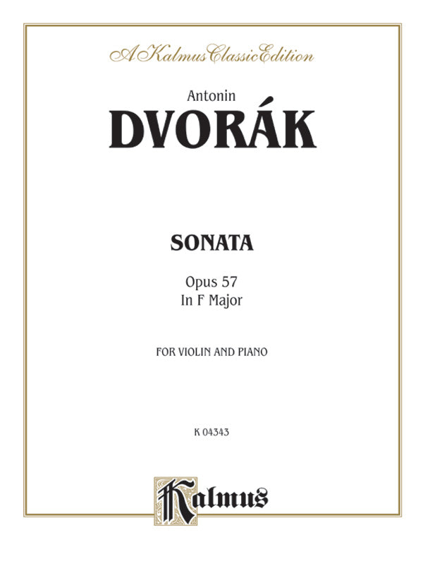 Sonata in F Major, Opus 57 Cover Image