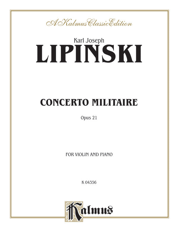 Lipinsky: Concerto Militare, Op. 21 Sheet Music Preview