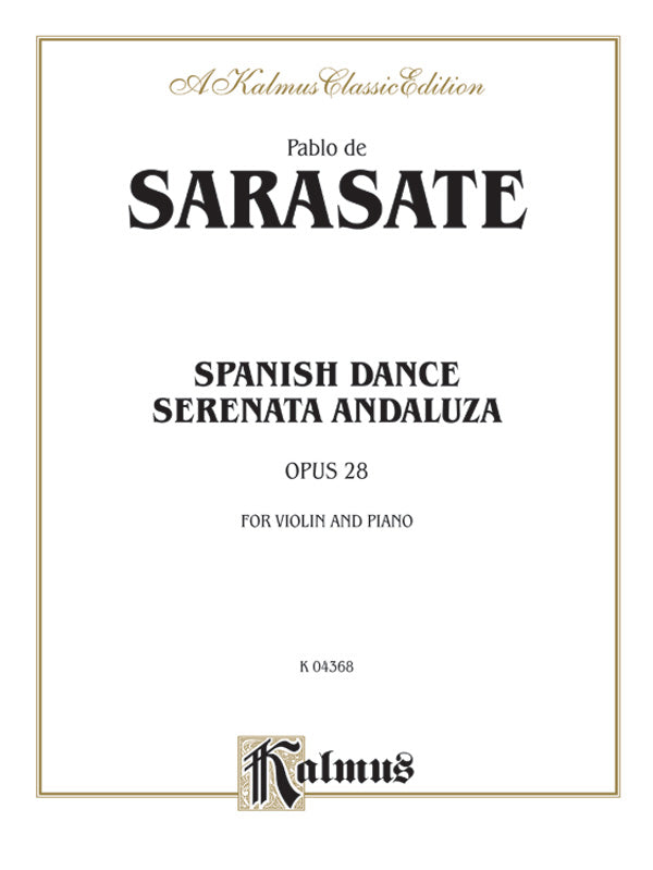 Sarasate: Spanish Dance, Op. 28 (Serenata Andaluza) Sheet Music Preview