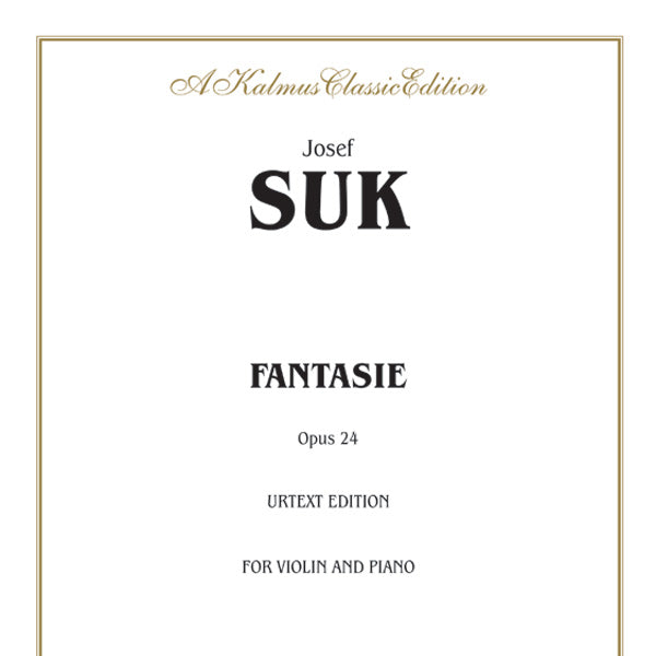 Suk: Fantasie, Op. 24 (Urtext) Sheet Music Preview